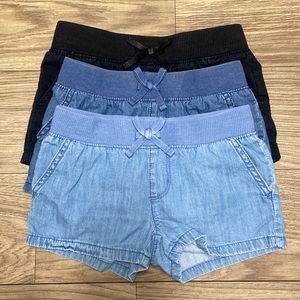 The children’s place girls sz 4 pull on short bundle